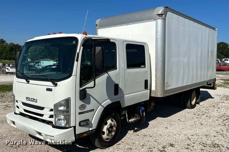 image for item NL9536 2016 Isuzu NPR HD  Crew Cab box truck