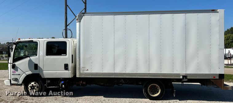 image for item NL9536 2016 Isuzu NPR HD  Crew Cab box truck