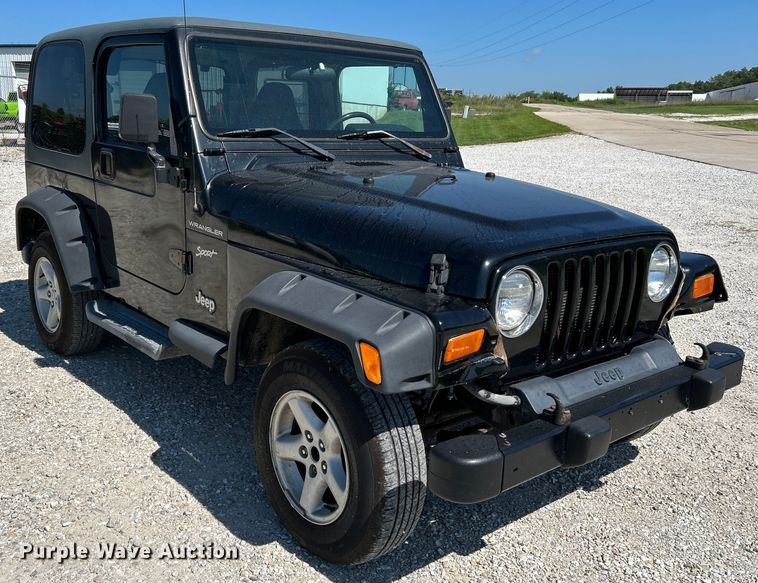 image for item NL9538 2002 Jeep Wrangler Sport  SUV