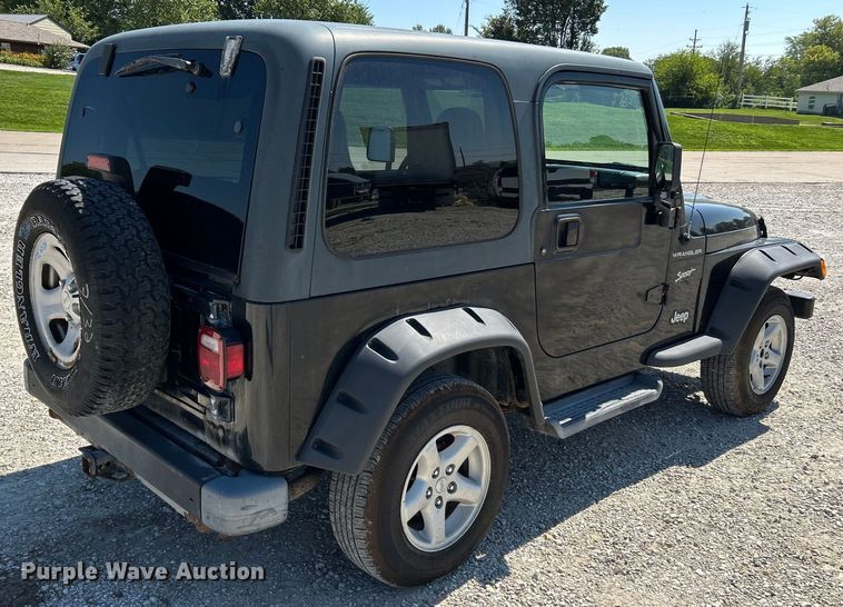 image for item NL9538 2002 Jeep Wrangler Sport  SUV