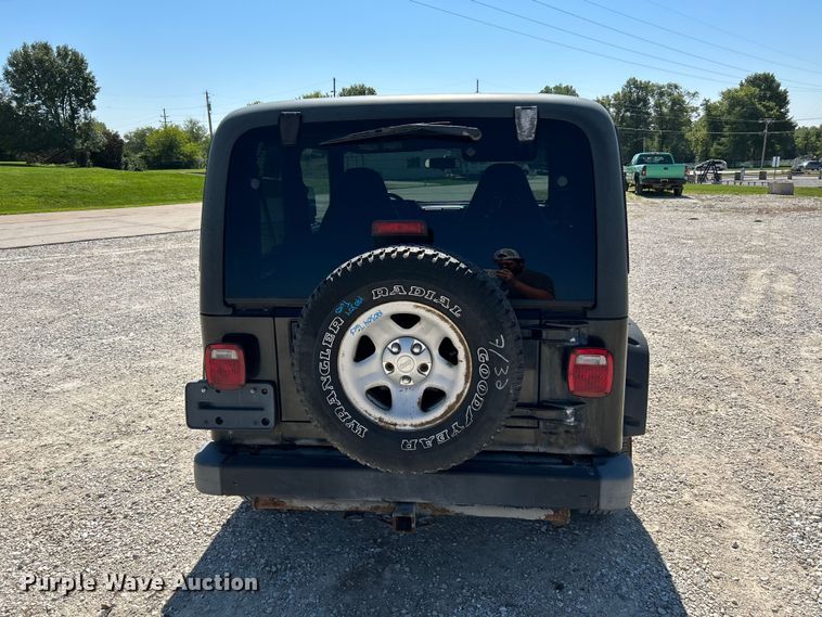 image for item NL9538 2002 Jeep Wrangler Sport  SUV