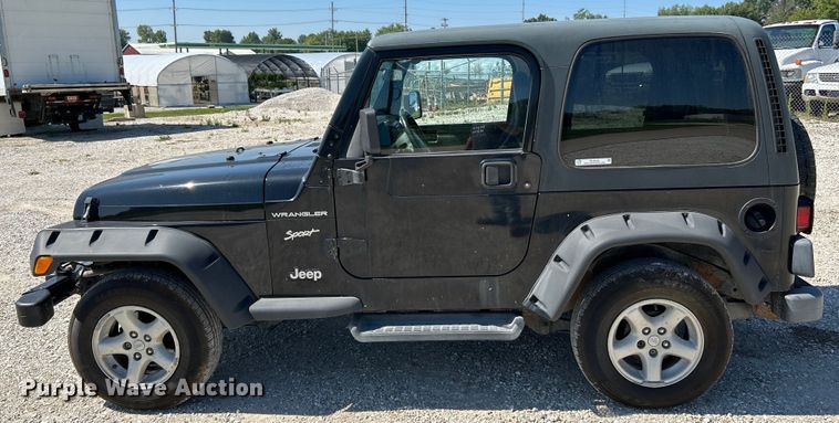 image for item NL9538 2002 Jeep Wrangler Sport  SUV