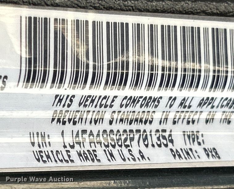 image for item NL9538 2002 Jeep Wrangler Sport  SUV