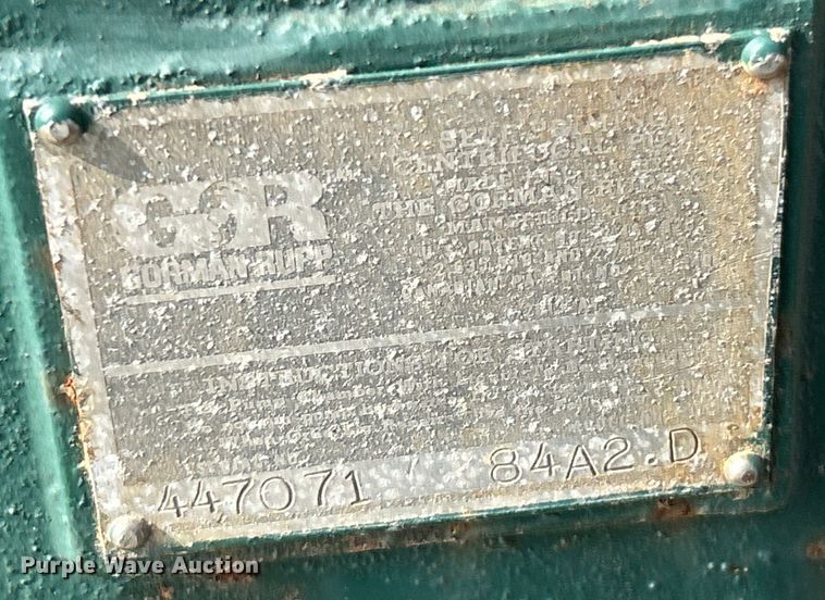 image for item NL9557 Gorman Rupp 84A2.D  irrigation pump