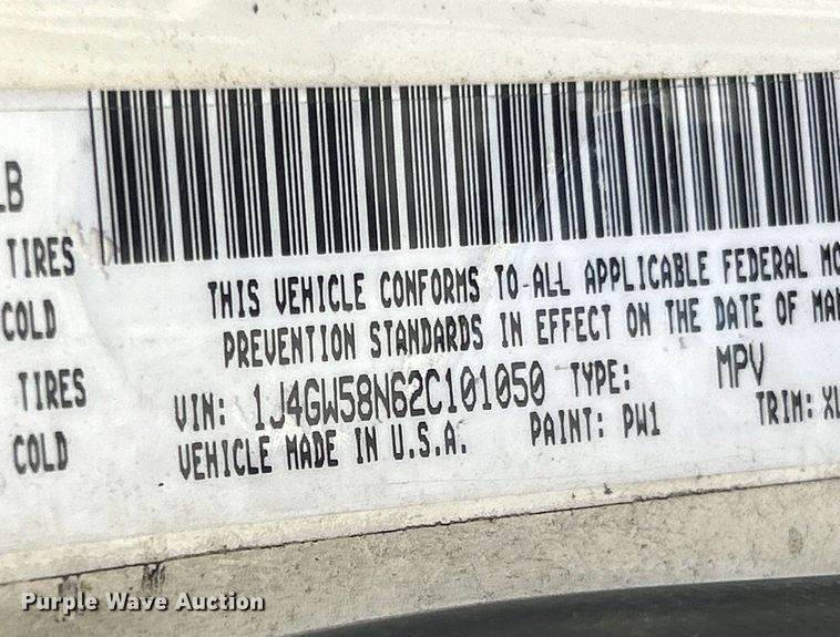 image for item NL9592 2002 Jeep Grand Cherokee Limited  SUV