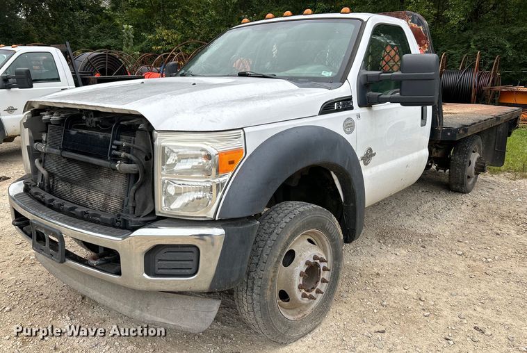 image for item NL9607 2012 Ford F550 Super Duty XL  flatbed truck
