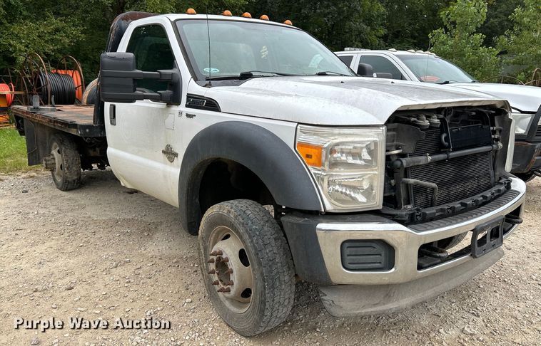 image for item NL9607 2012 Ford F550 Super Duty XL  flatbed truck