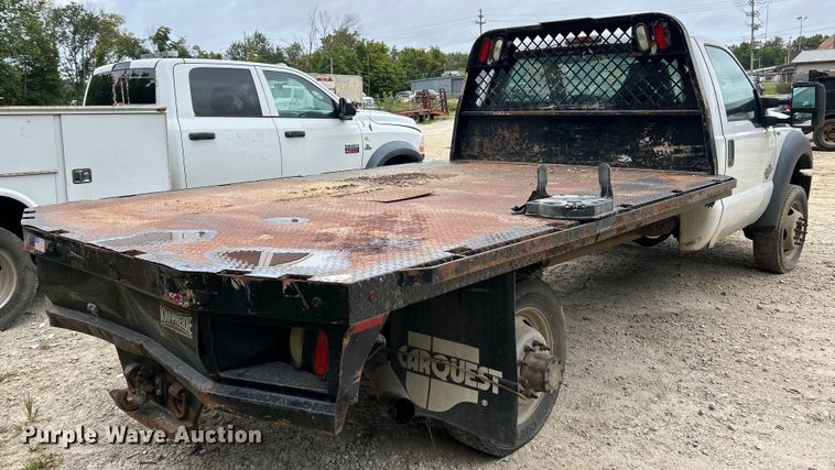 image for item NL9607 2012 Ford F550 Super Duty XL  flatbed truck