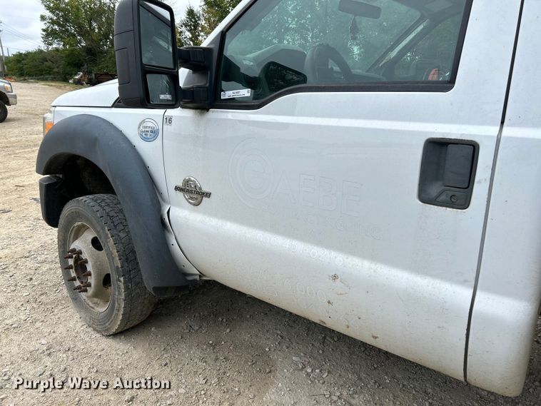 image for item NL9607 2012 Ford F550 Super Duty XL  flatbed truck