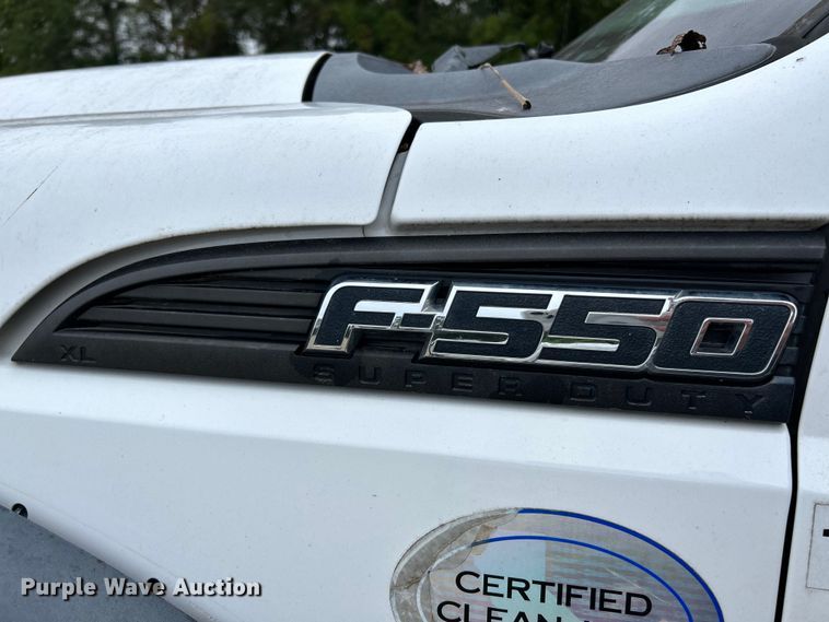 image for item NL9607 2012 Ford F550 Super Duty XL  flatbed truck