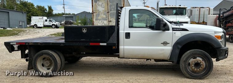 image for item NL9609 2012 Ford F550 Super Duty XL  flatbed truck