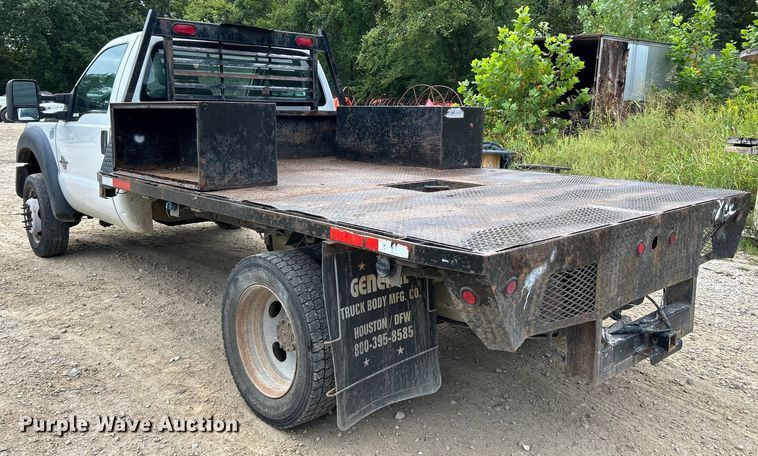 image for item NL9609 2012 Ford F550 Super Duty XL  flatbed truck