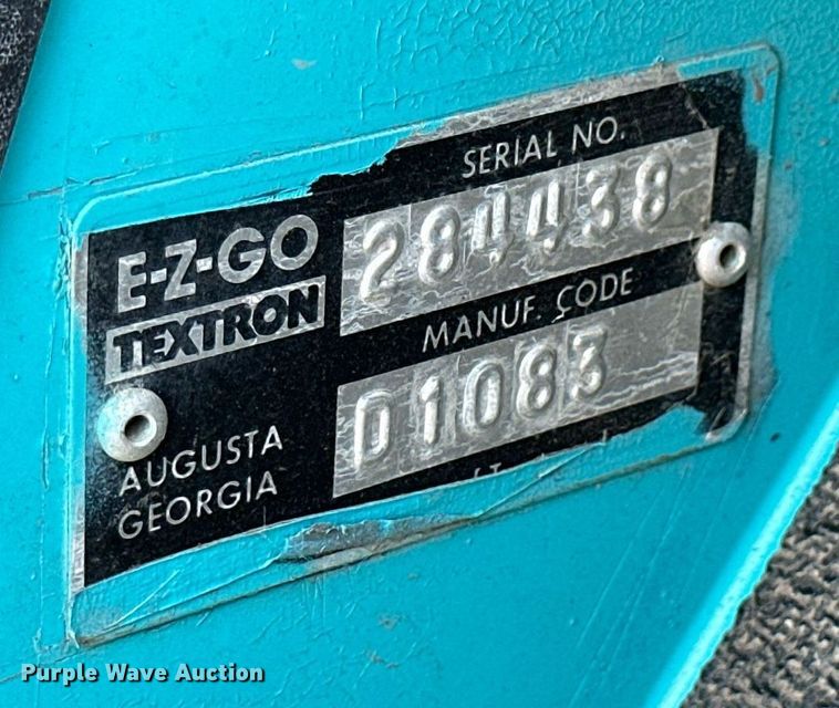 image for item NP9461 EZ GO  golf cart