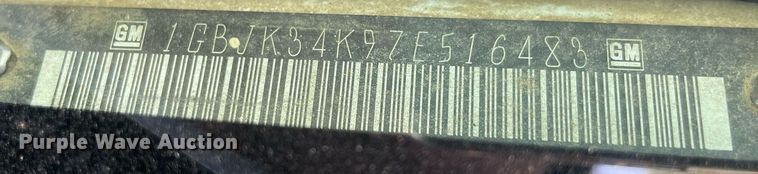 image for item NT9507 2007 Chevrolet Silverado 3500HD  pickup truck cab and chassis