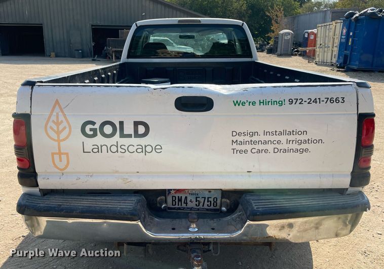 image for item NT9534 2002 Dodge Ram 2500  Quad Cab pickup truck