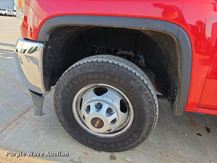 image for item NT9955 2015 GMC Sierra 3500HD  utility bed pickup truck