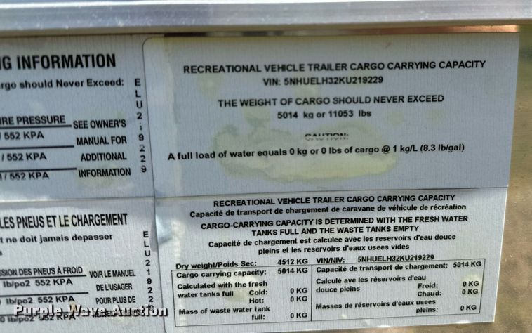 image for item OC9167 2019 Cargo Mate Eliminator  enclosed cargo trailer