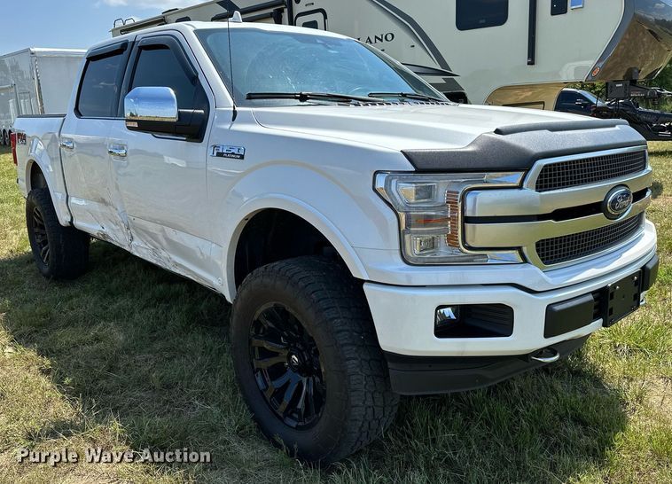 image for item OC9168 2020 Ford F150 Platinum  SuperCrew pickup truck