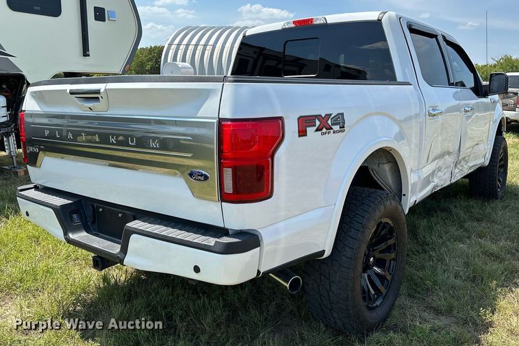 image for item OC9168 2020 Ford F150 Platinum  SuperCrew pickup truck