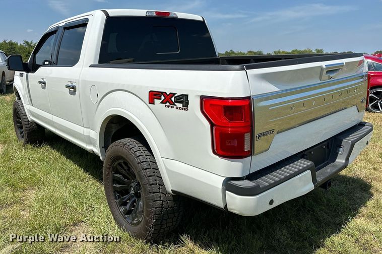 image for item OC9168 2020 Ford F150 Platinum  SuperCrew pickup truck