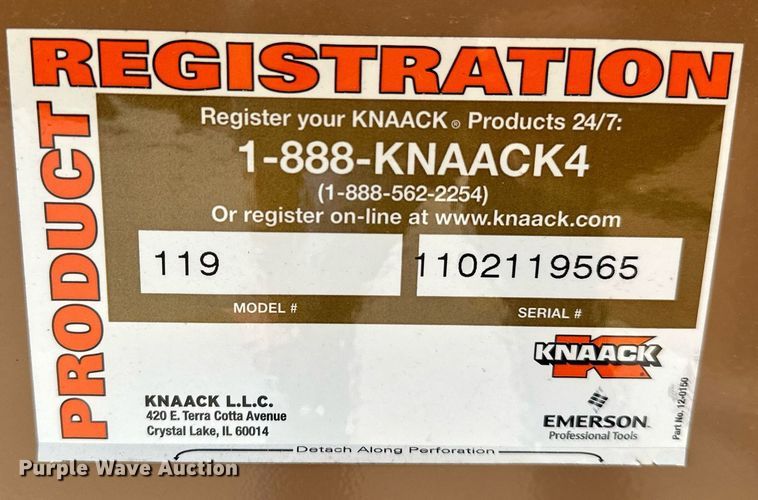 image for item OC9187 Knaack 119  job box
