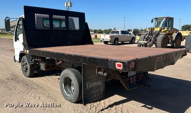image for item OC9388 1999 Isuzu NPR  dump flatbed truck