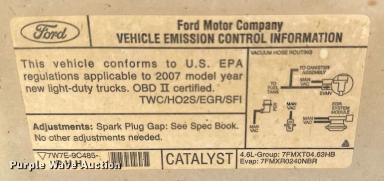 image for item OC9423 2007 Ford F150  SuperCab pickup truck