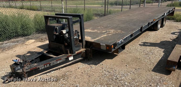 image for item OC9434 2002 Trail-Eze  tilt deck equipment trailer