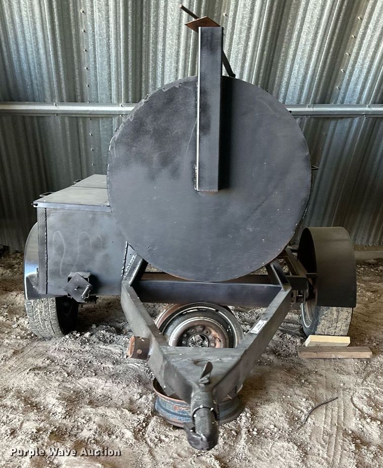 image for item OC9440 Shop built smoker trailer