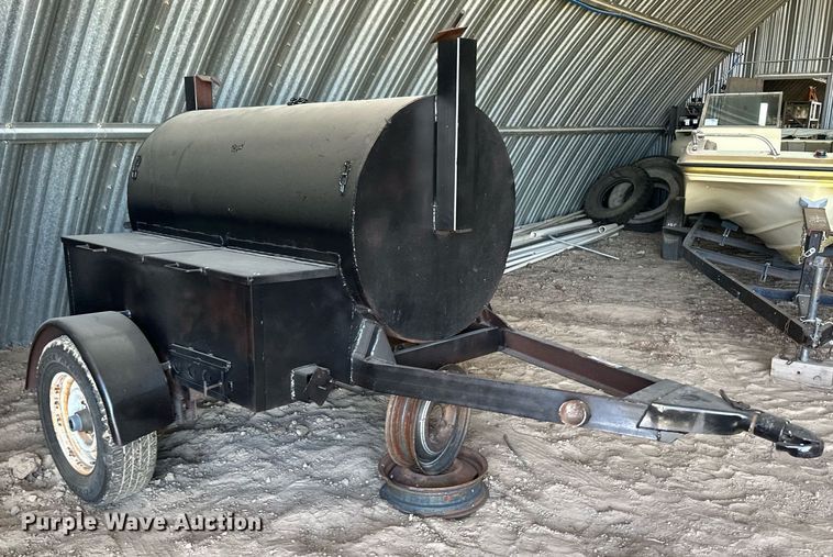 image for item OC9440 Shop built smoker trailer
