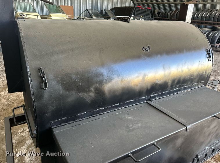 image for item OC9440 Shop built smoker trailer