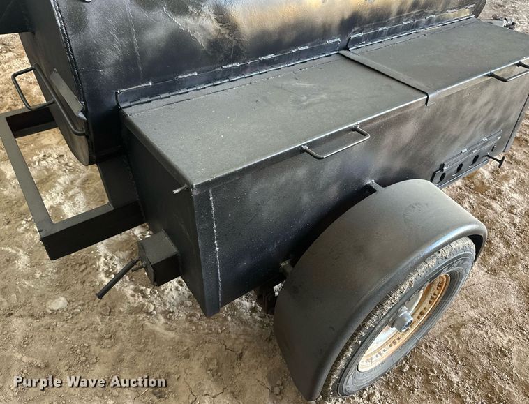 image for item OC9440 Shop built smoker trailer