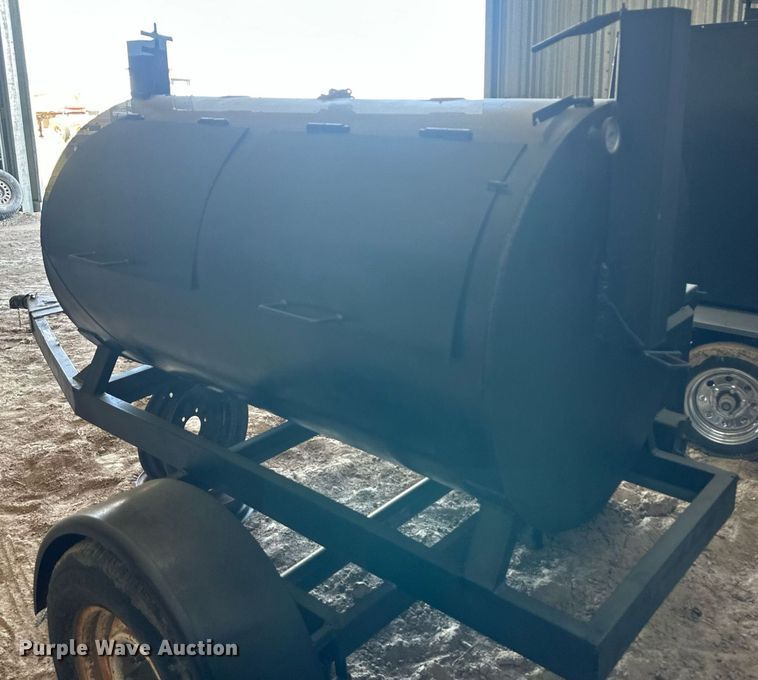 image for item OC9440 Shop built smoker trailer