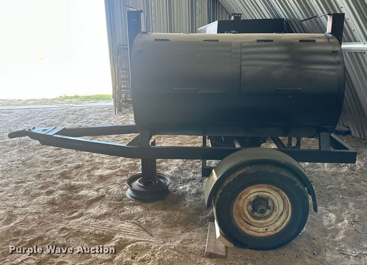 image for item OC9440 Shop built smoker trailer
