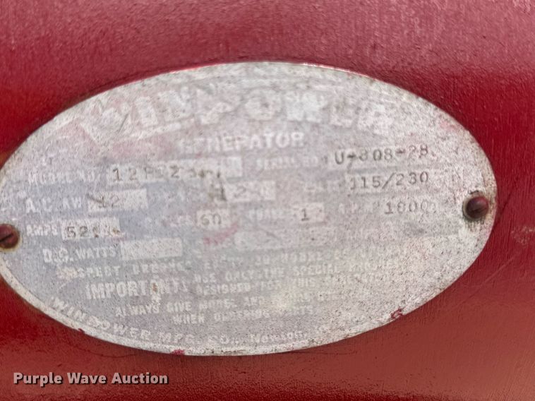 image for item OC9444 Winpower  generator