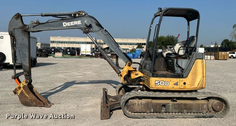 image for item DJ6288 2010 John Deere 50D  mini excavator