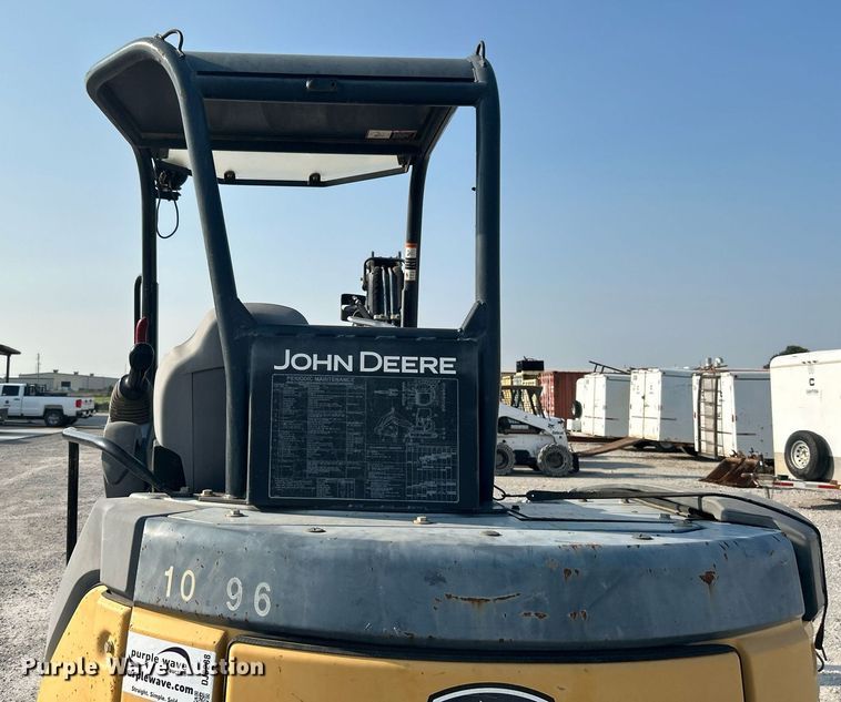 image for item DJ6288 2010 John Deere 50D  mini excavator