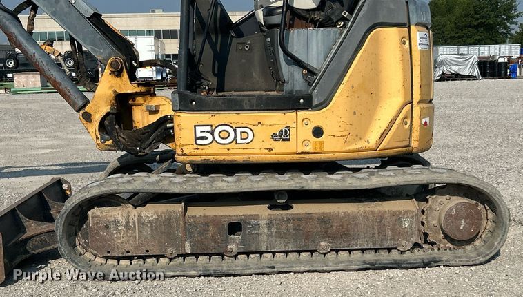 image for item DJ6288 2010 John Deere 50D  mini excavator