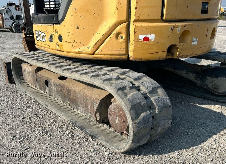 image for item DJ6288 2010 John Deere 50D  mini excavator