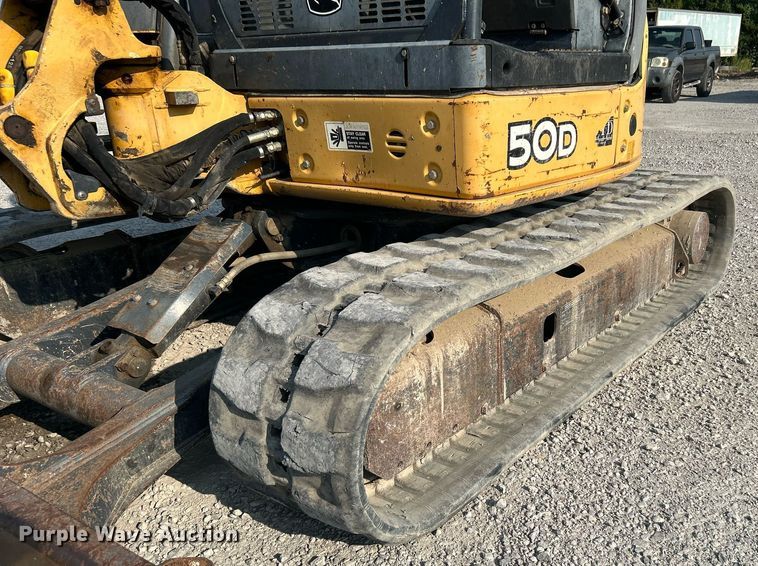image for item DJ6288 2010 John Deere 50D  mini excavator
