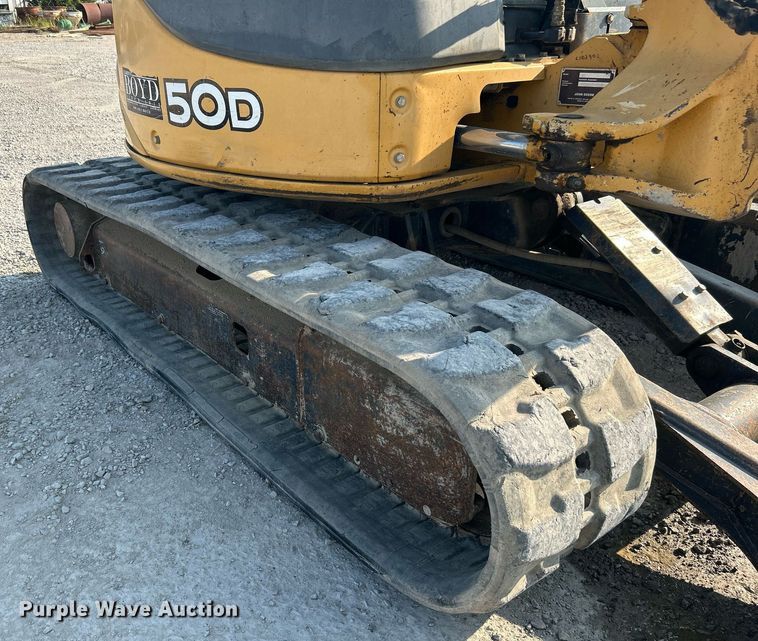 image for item DJ6288 2010 John Deere 50D  mini excavator