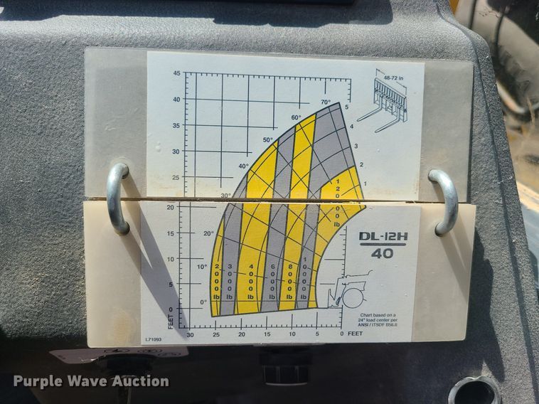 image for item DK3987 2018 Gehl DL1240  telehandler