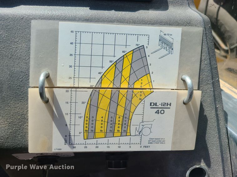 image for item DK3987 2018 Gehl DL1240  telehandler
