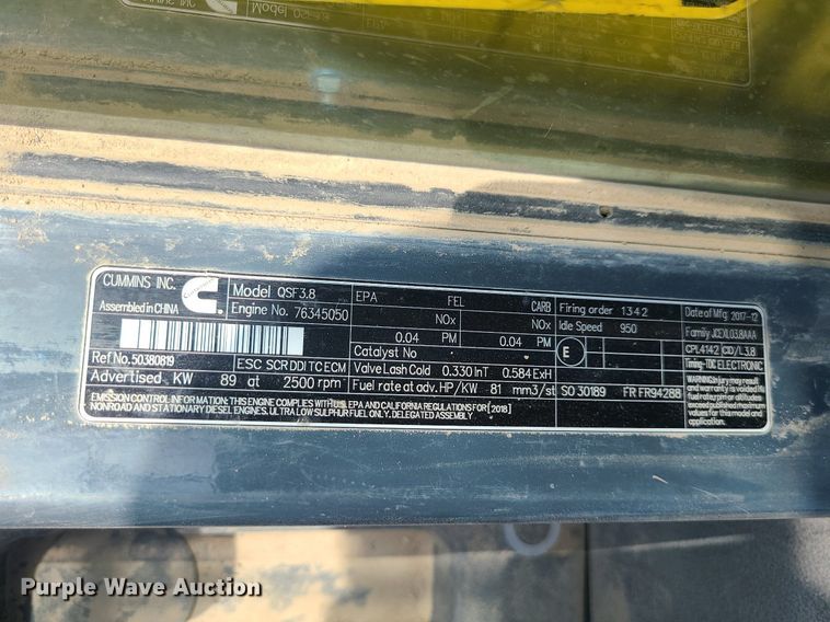 image for item DK3987 2018 Gehl DL1240  telehandler