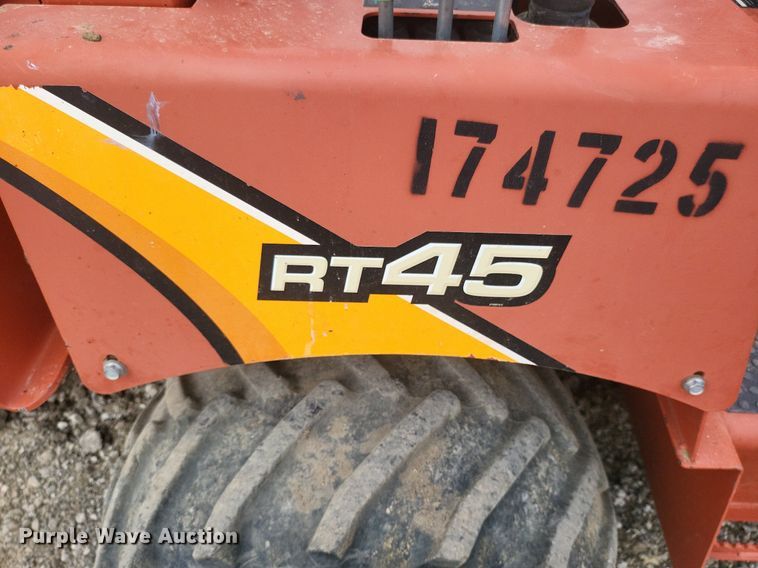 image for item DK3990 2016 Ditch Witch RT45  trencher