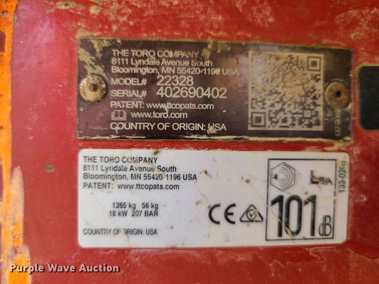 image for item DK4010 2018 Toro Dingo TX1000  compact utility loader