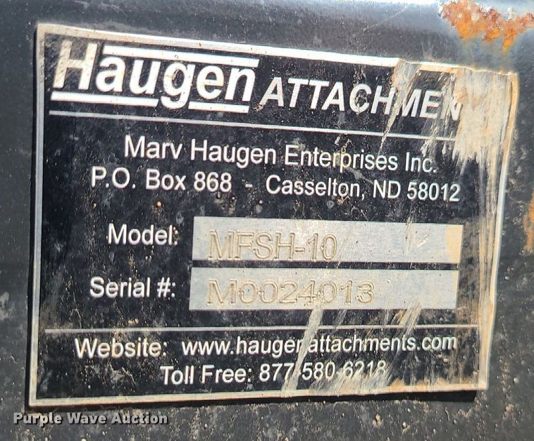 image for item DK4020 Haugen MFSH-10  forks mounted swivel hook