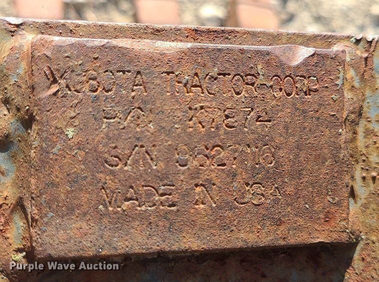 image for item DK4035 Kubota  18"W excavator bucket