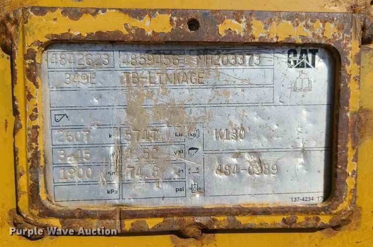 image for item DK4053 Caterpillar  74"W excavator bucket