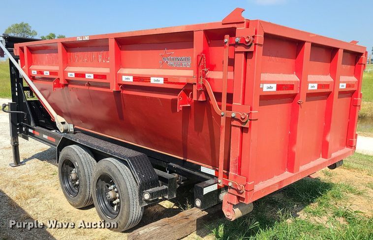 image for item DK4064 2022 Maxey  roll-off container trailer